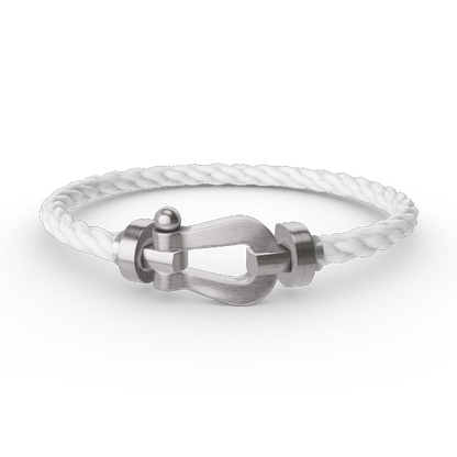 [Clover-Jewelry]FORCE LARGE HORSESHOE NO DIAMOND BRACELET SILVER