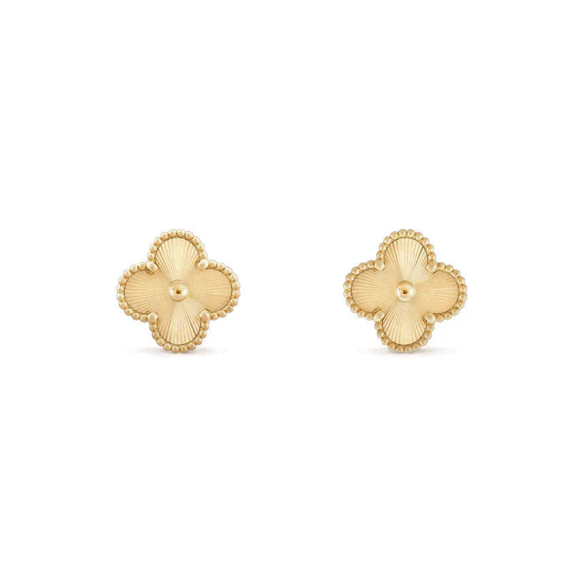 [Clover-Jewelry]CLOVER MEDIUM 1 MOTIFS LASER EARRINGS