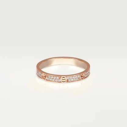 [Clover-Jewelry]LOVE RING 2.65MM DIAMOND