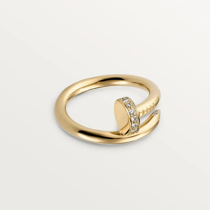 [Clover-Jewelry]JUSTE RING 2.65MM GOLD DIAMOND